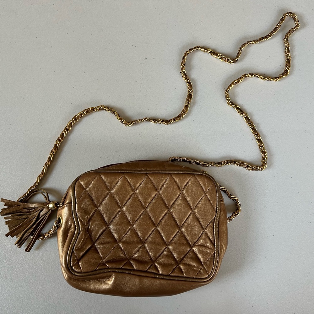LJ Simone gold/bronze crossbody